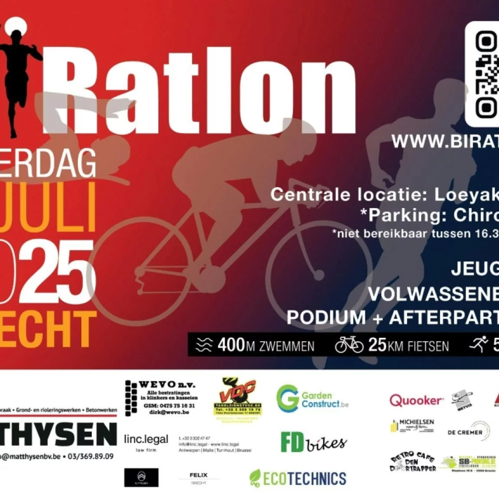 BIRatlon 1/8 triatlon Brecht 2026