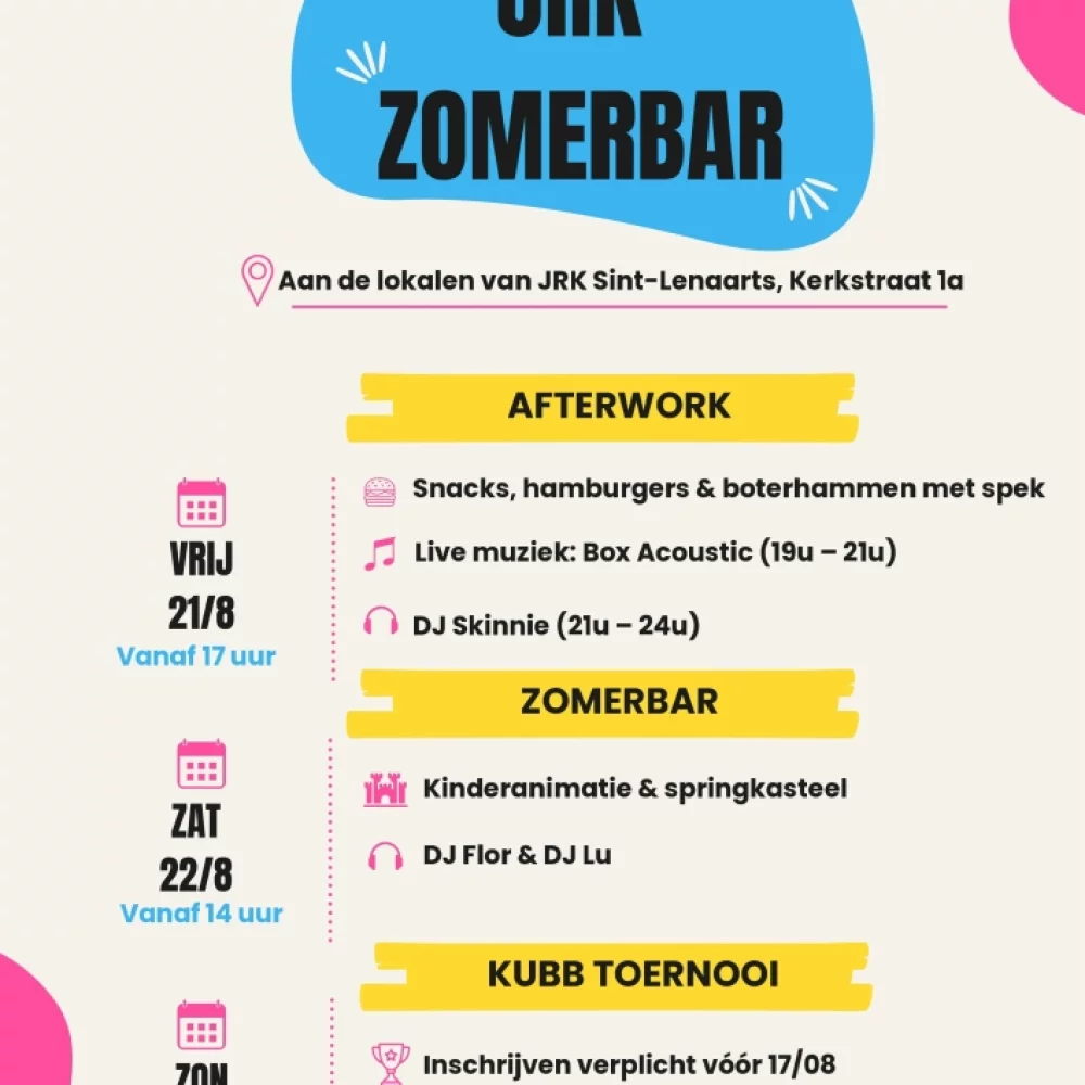 JRK zomerbar