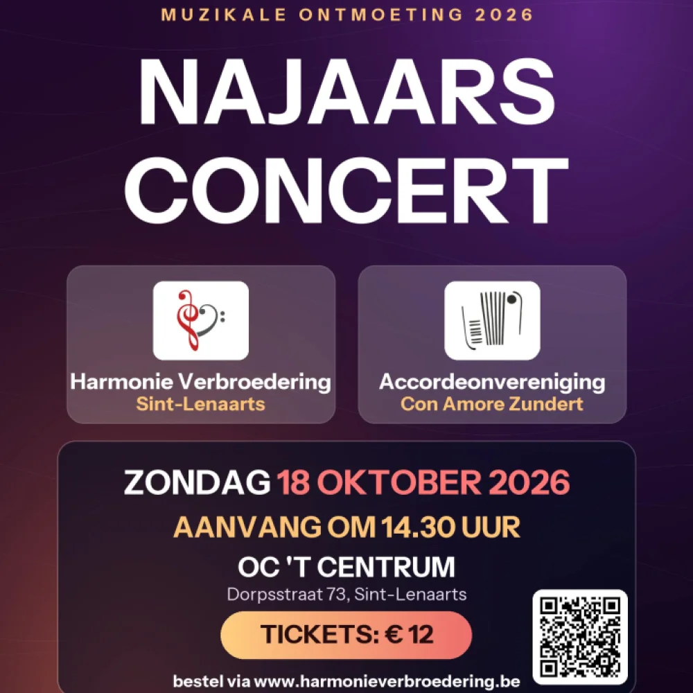 Najaarconcert Harmonie Verbroedering