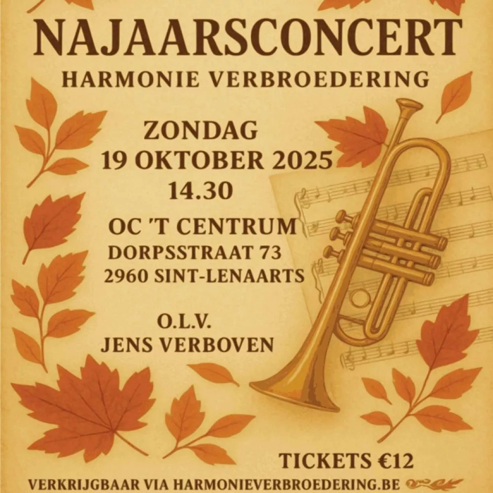 Jaarconcert Harmonie Verbroedering