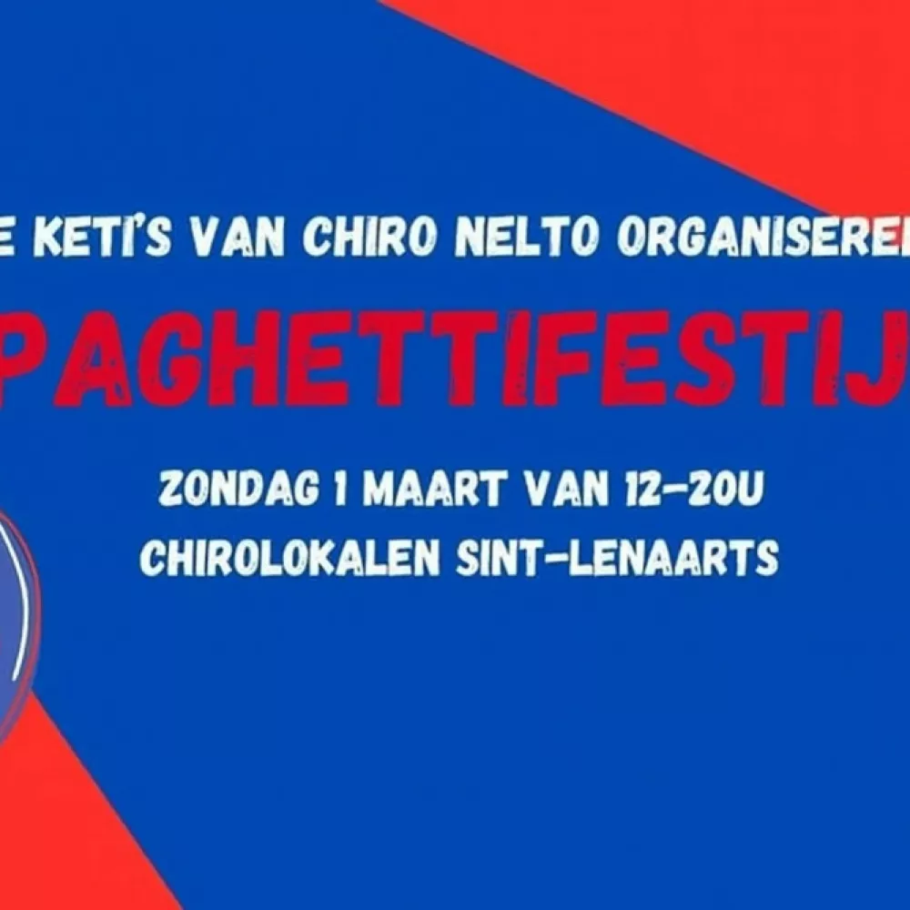 Spaghettifestijn Chiro Nelto 2026