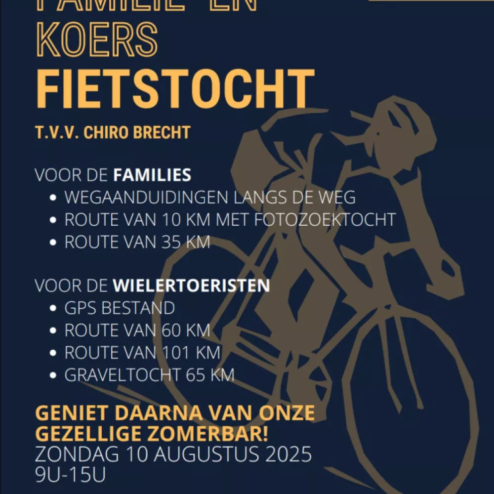 Chirofeesten Familie en koers fietstocht