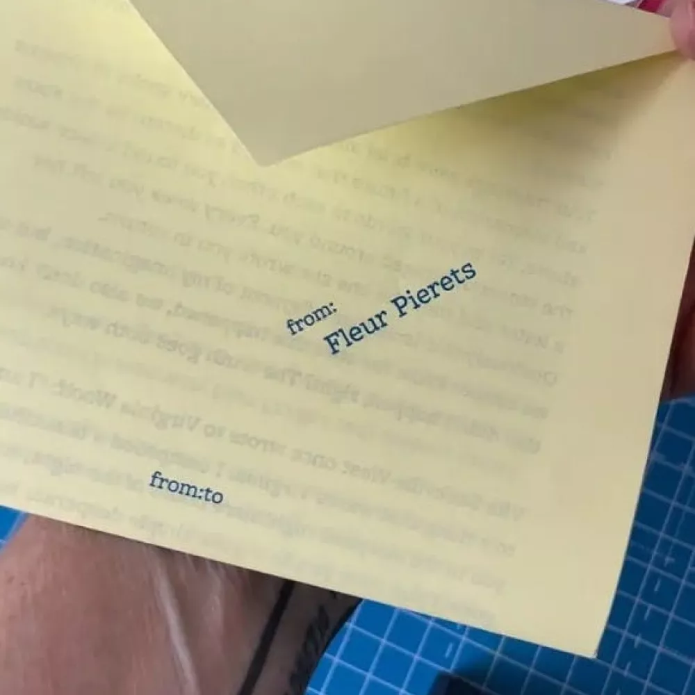 Love letters met Fleur Pierets