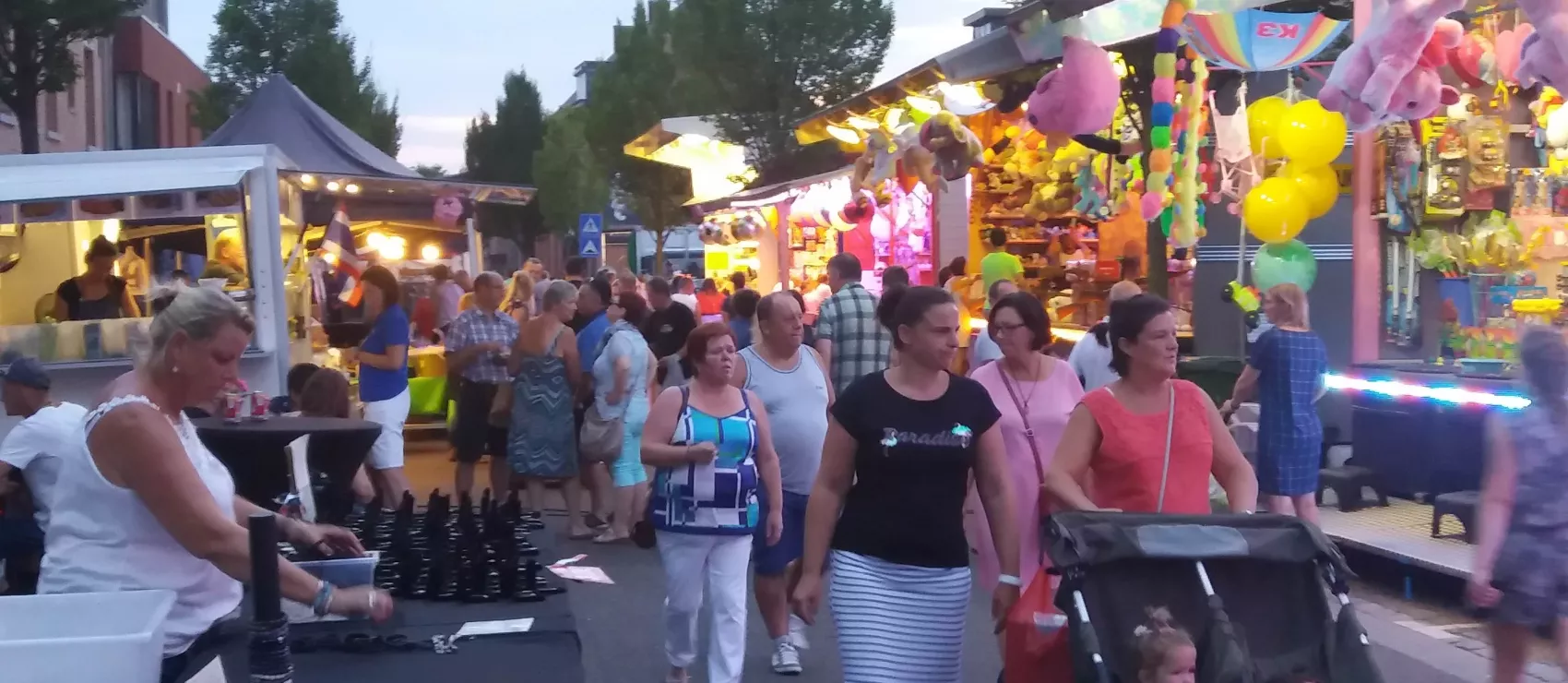 Standplaats op een openbare kermis